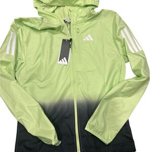 Adidas Neon Green and Black Track Jacket Mens size XS New